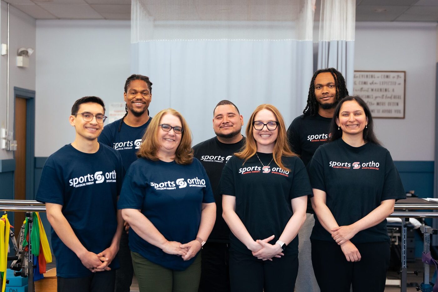 The Sports & Ortho Bridgeport team at the clinic