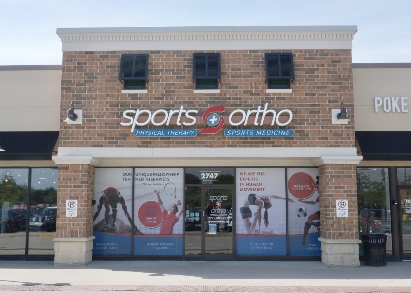 Sports & Ortho Physical Therapy clinic exterior in Glenview, IL